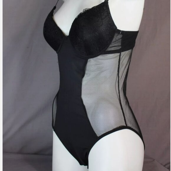 NWT Push Up Mesh Panel Bodysuit - Picture 6 of 6